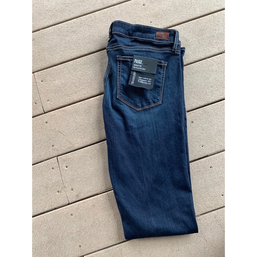 Paige Manhattan Mid Rise Slim Boot